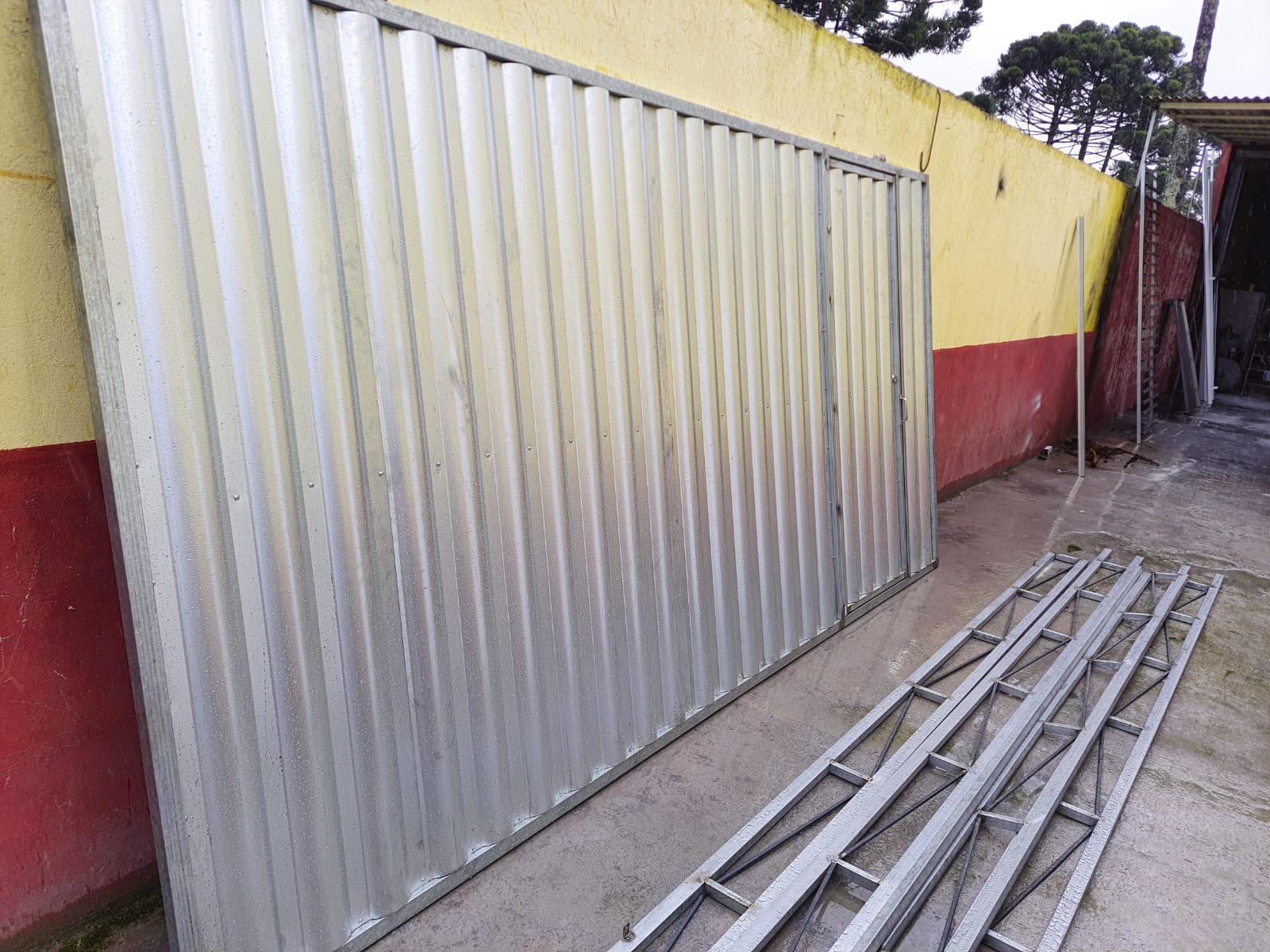 Barracão metálico galvanizado
